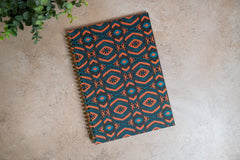 Pounded Yam Productions - African Print Soft Cover Spiral Notebook - Diamonds