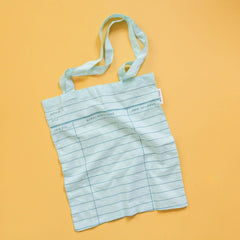 Pippi Post - Sky Blue Library Card Lightweight Foldable Tote Bag
