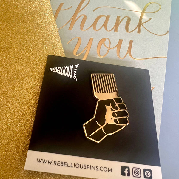 Rebellious Pins - Black Pride