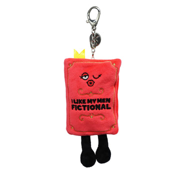 Punchkins - "I Like My Men Fictional" Book Plush Bag Charm