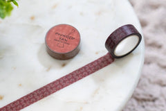 Pounded Yam Productions - African Print Ankara Inspired Washi Tape - Red Blossom