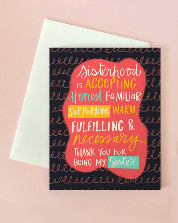 Sisterhood Card