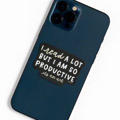 Pippi Post - I Read A Lot Decal Sticker