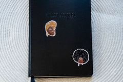 Pounded Yam Productions - Black Women Line Art Sticker Sheets