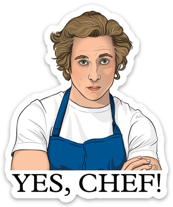 THE FOUND - The Bear Yes, Chef! Die Cut Sticker