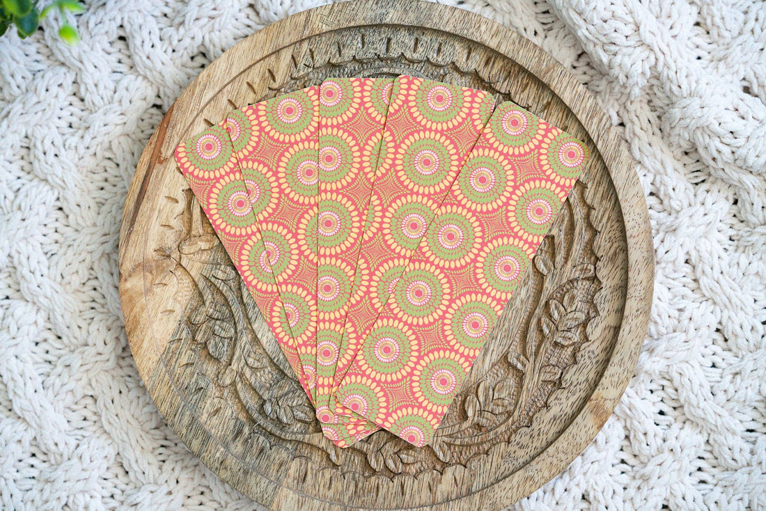 Pounded Yam Productions - Ankara African Print Bookmarks - Bloom