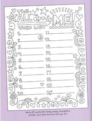 Coloring Book - Notebook Doodles Go Girl! Guided Journal