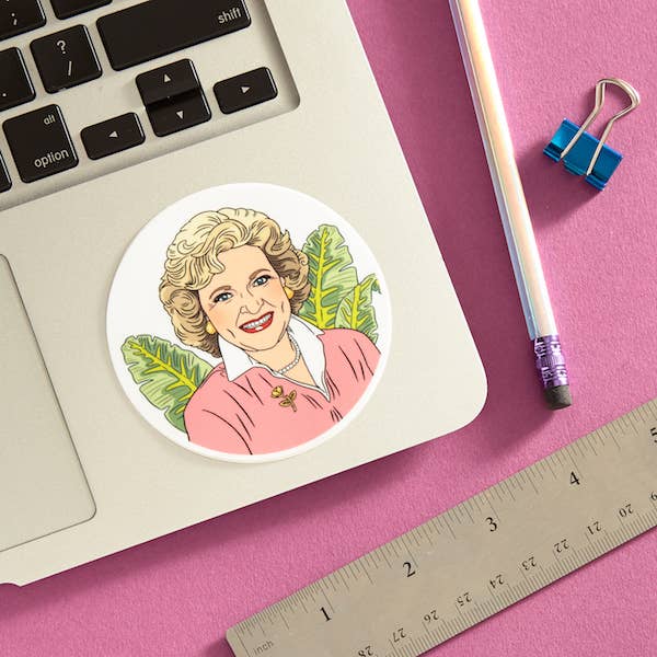 THE FOUND - Betty White Die Cut Sticker