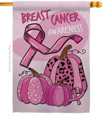 Flag Pinktober Awareness Ribbon Harvest Autumn Breast