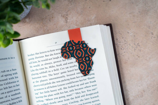 Pounded Yam Productions - African Print Ankara Magnetic Bookmarks - Diamonds