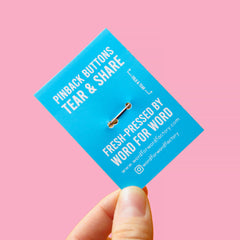 PERFECT PAIR Pinback Button Set: Top Bottom Buttons