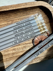 Melanin Meanings - James Baldwin Centennial Pencil Set