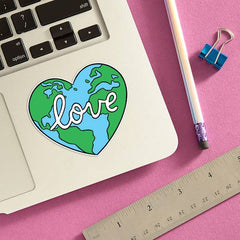 THE FOUND - Love Earth Die Cut Sticker