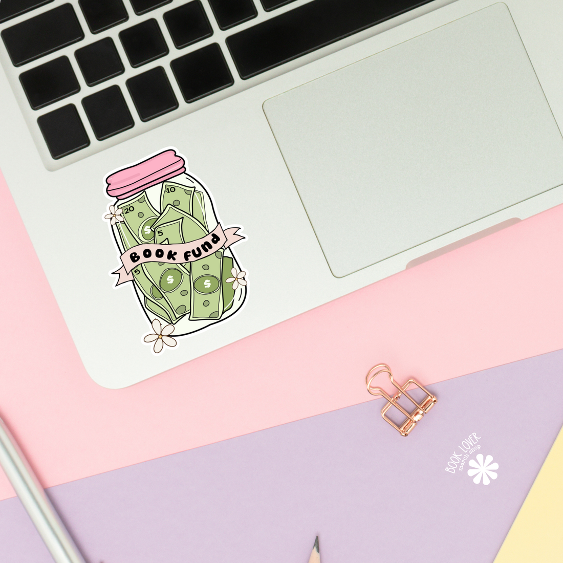 Book Lover Merch Shop - Book Fund Stickers / Bookish Stickers / Book Lover Gift
