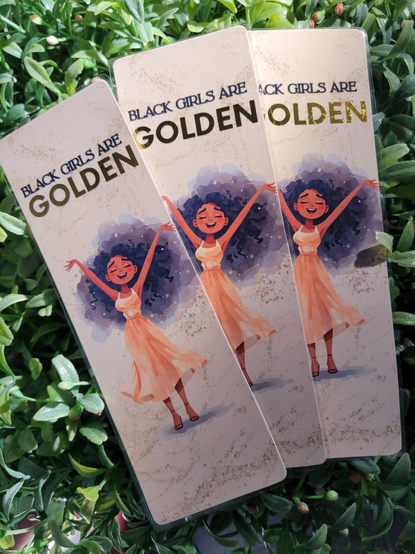 Self Care Tribe - Black Girls Are Golden Bookmark