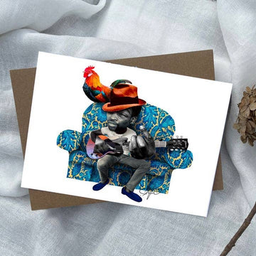 Dafri Studios - Bantam Blues Greeting Card