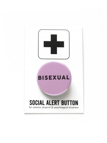 BISEXUAL LGBTQ+ queer pinback buttons Pride badge