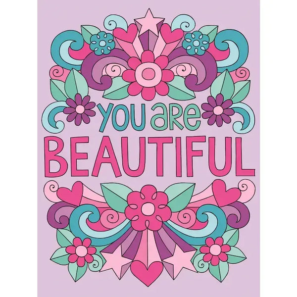 Coloring Book - Notebook Doodles Flowers Journal