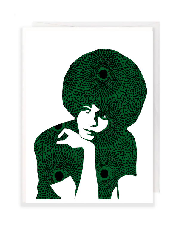 Greeting Card - Angela Davis