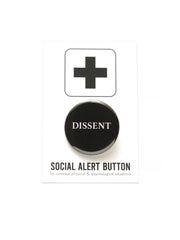 DISSENT RBG Commemorative pinback button