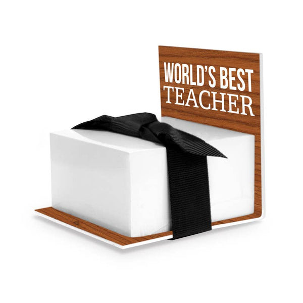 Sticky Note Stand - World's Best - Teacher