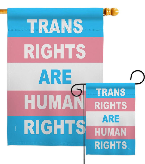 Flag Trans Rights Human Pride Month Lgbt Garden House